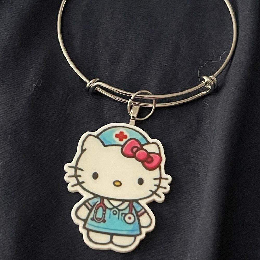 Hello Kitty Nurse Charm Bracelet